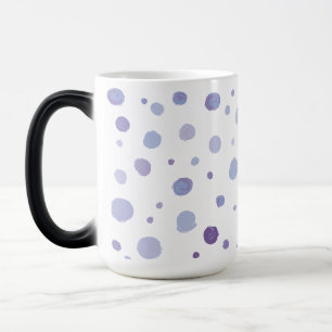 Mug Magique points noirs peints à la main