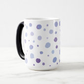 Mug Magique pois peint à la main (Devant gauche)