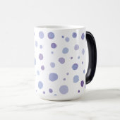 Mug Magique pois peint à la main (Devant droit)