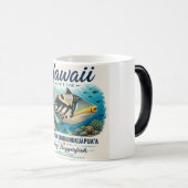 Mug Magique Poisson d'État d'Hawaii (Devant droit)