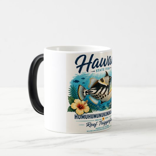 Mug Magique Poisson d'État d'Hawaii (Devant gauche)