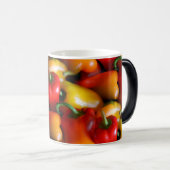 Mug Magique Poivrons rouges et jaunes (Devant droit)