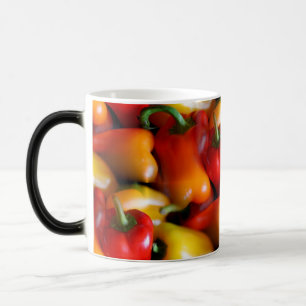 Mug Magique Poivrons rouges et jaunes