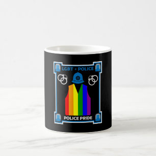 Mug Magique Police de la fierté gay LGBT+