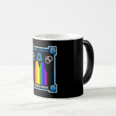 Mug Magique Police Gay pride LGBT+ (Devant droit)