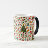 Mug Magique Poubelles de Noël (Devant droit)