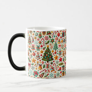 Mug Magique Poubelles de Noël