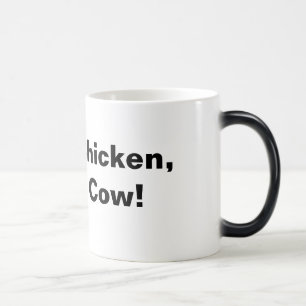 Mug Magique Poulet Brown, vache Brown !