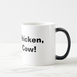 Mug Magique Poulet Brown, vache Brown !