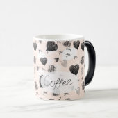 Mug Magique Poussée de café du matin (Devant droit)