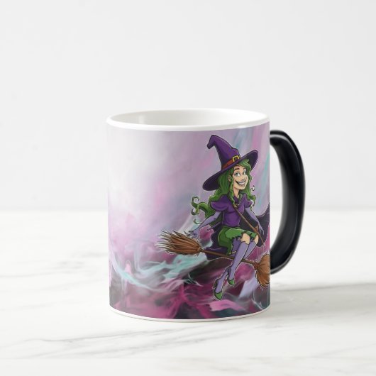 Mug Magique Poussettes de café d'Halloween (Devant droit)