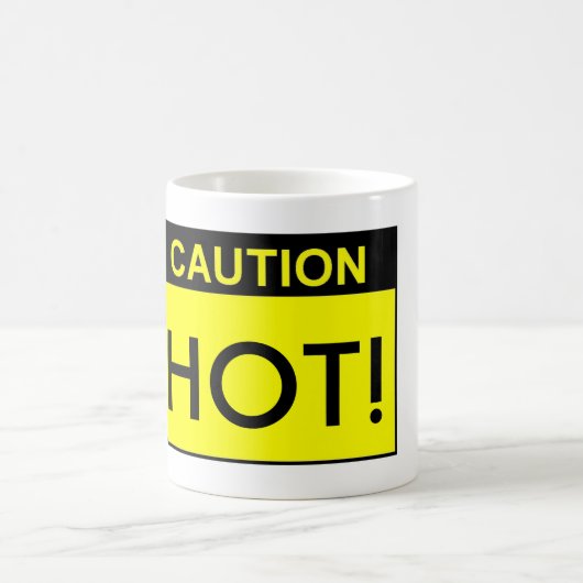 Mug Magique Précaution ! CHAUD ! (Centre)