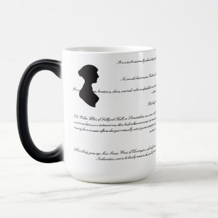 Mug Magique Premières lignes des romans de Jane Austen