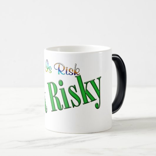 Mug Magique Prendre des risques (Devant droit)