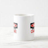 Mug Magique Prenez garde de Chiweenie (Centre)