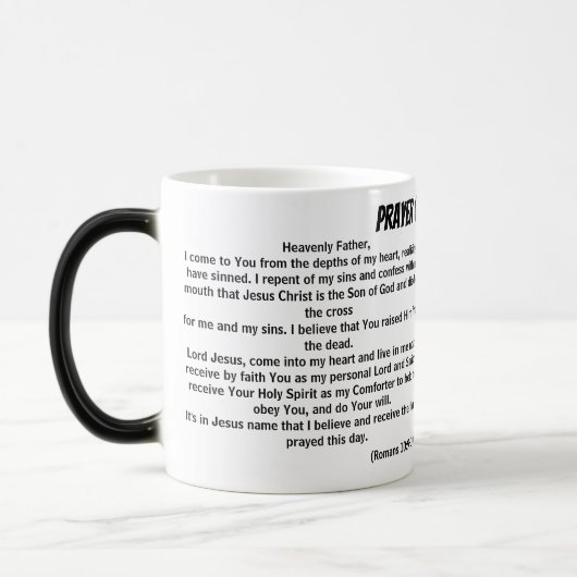 MUG MAGIQUE PRIÈRE DE SALUT (Gauche)