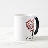 Mug Magique Profondes Racines Open Heart (Devant droit)