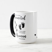 Mug Magique Promoté À Grand-Mère Personnalisé Amoureux des chi (Devant gauche)