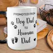 Mug Magique Promu Chien Papa À Homme Papa Grossesse Révélation