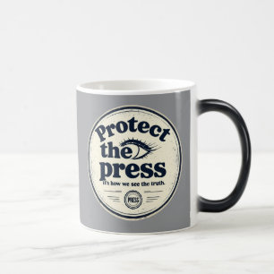 Mug Magique Protect the Press    Freedom of the Press Advocacy