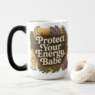 Mug Magique Protégez Votre Énergie Babe Design Céleste Vintage