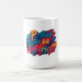 Mug Magique Proud to be American (Centre)