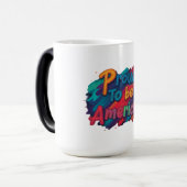 Mug Magique Proud to be American (Devant gauche)