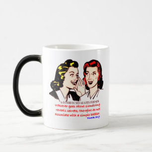 Mug Magique Proverbes 20:19- Un Gossier Sépare Les Amis