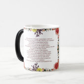 Mug Magique Psaume 11 Ecriture Art - Confiance dans le Seigneu (Devant gauche)