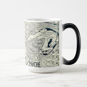 Mug Magique Psyché Art Nouveau vintage sur le cheval ailé Pega