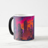 Mug Magique Psychédélique Darker Cityscape (Devant gauche)