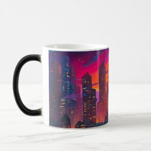 Mug Magique Psychédélique Darker Cityscape