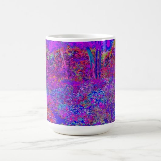 Mug Magique Psychédélique Impressionniste Paysage Violet (Centre)