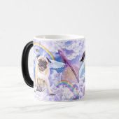 Mug Magique Pug unicorn (Devant gauche)
