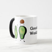 Mug Magique Puits vert encourageant drôle d'appui renversé (Devant gauche)