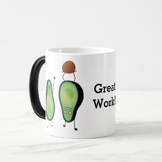 Mug Magique Puits vert encourageant drôle d'appui renversé (Devant gauche)