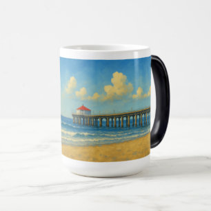 Mug Magique Quai de Manhattan avec toit rouge