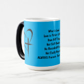 Mug Magique Qu'est-ce que l'amour (Devant gauche)