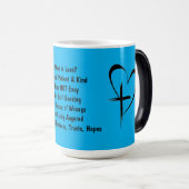 Mug Magique Qu'est-ce que l'amour (Devant droit)