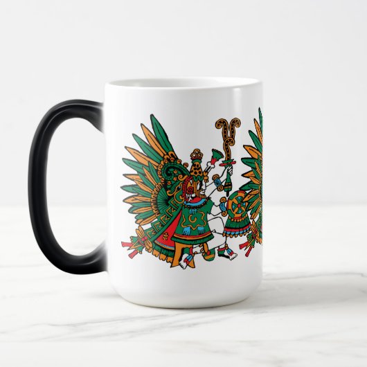 Mug Magique Quetzalcoatl - Serpent tombé Dieu du matin (Gauche)