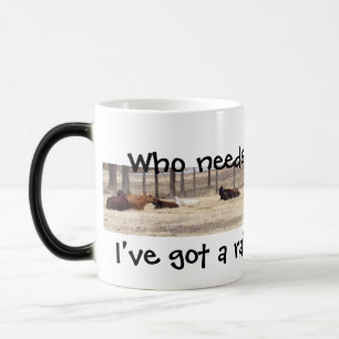 Mug Magique Rain-Maker (Les Vaches Sont Au Pied)