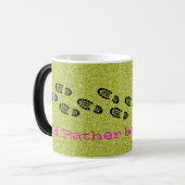 Mug Magique Randonnées Boots Denim Je serais plutôt RANDONNÉE  (Devant gauche)