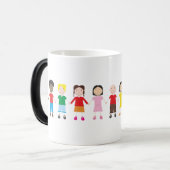 Mug Magique Rangée Enfants (Devant gauche)
