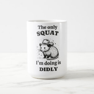 Mug Magique Rat Le seul squat que je fais c'est la tête