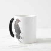 Mug Magique Raven Bird Graphisme Art Faune Art Animal Art (Devant gauche)
