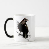 Mug Magique Raven Bird Graphisme Art Faune Art Animal Art (Gauche)