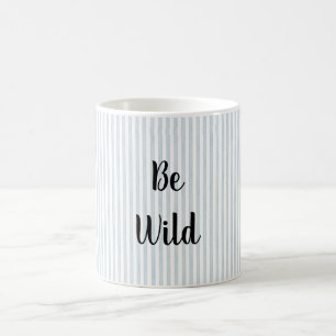 Mug Magique Rayures Bleues Sauvages