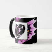 Mug Magique Rayures cardiaques (Devant gauche)