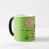 Mug Magique Red Cardinal on Christmas (Devant gauche)