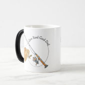 Mug Magique Reel Cool Papa Pêche Pun (Devant gauche)